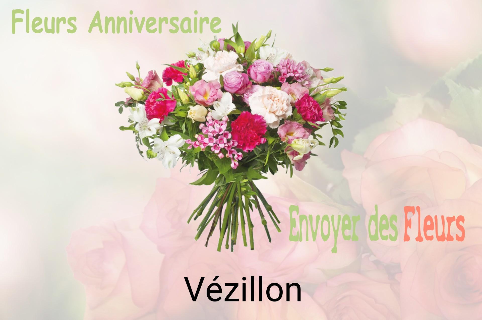 Bouquet de fleurs d’anniversaire livré à Vézillon