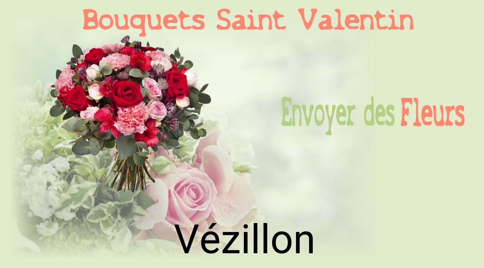 Roses de Saint-Valentin livrées à Vézillon